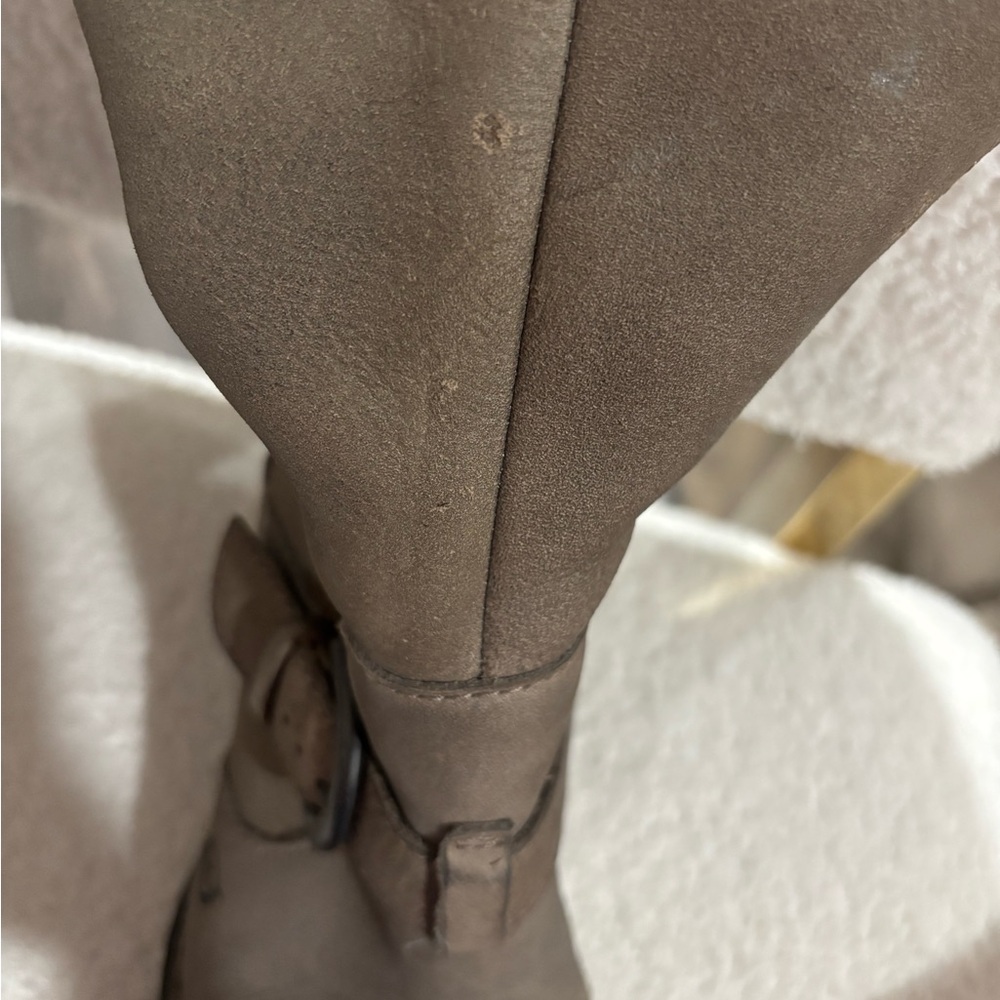 Born Taupe Heeled Boots - Picture 9 of 10